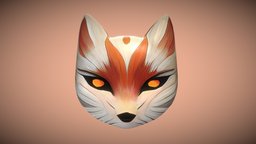 Fox Mask V02 Pack face, cute, assets, animals, prop, accessories, fox, accessory, fbx, props, mask, package, colorful, japanese-culture, japanese-style, additional, unity, asset, 3d, model, animal, anime, japanese