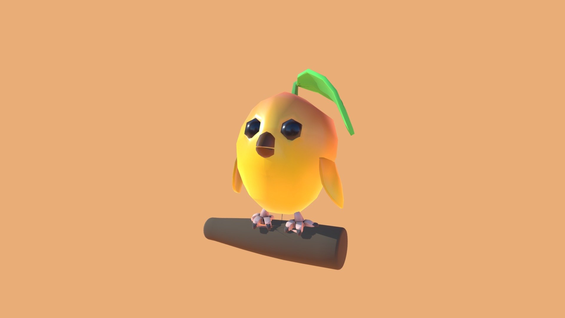 A mAngo Bird lol - Mango Bird - Download Free 3D model by Miaru3d 3d model