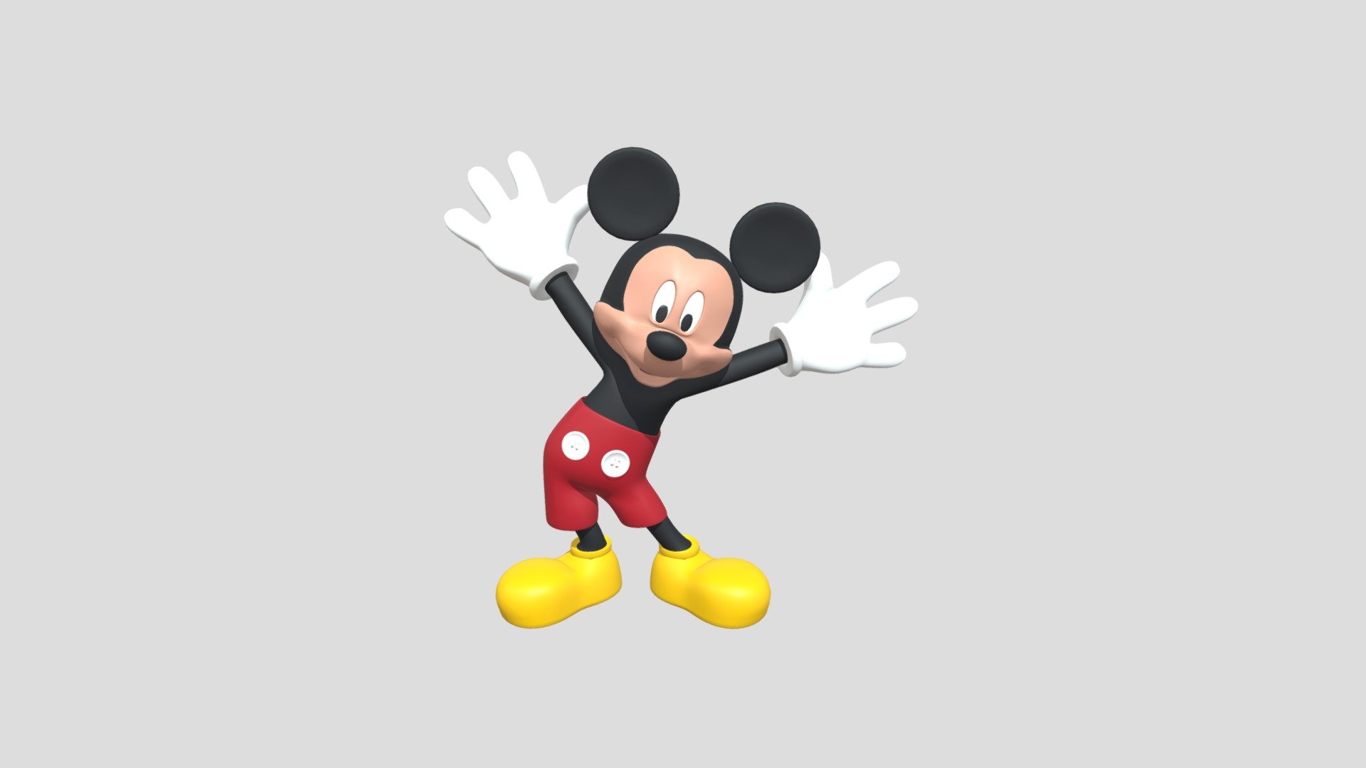 Mickey Mouse - Mickey Mouse - 3D model by Kevlam 3d model
