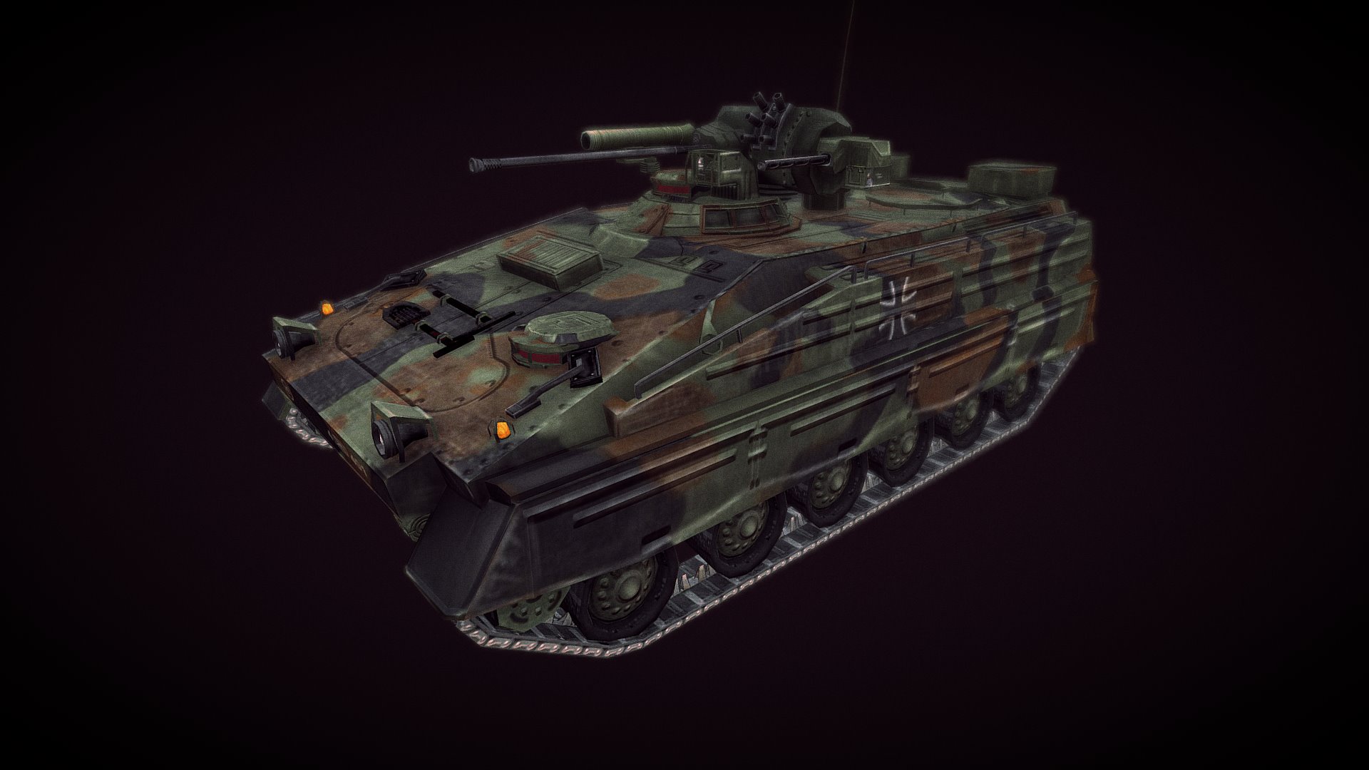 Marder apc created in 2005 for point of existence:2 - Marder APC - 3D model by pieterkuijt 3d model
