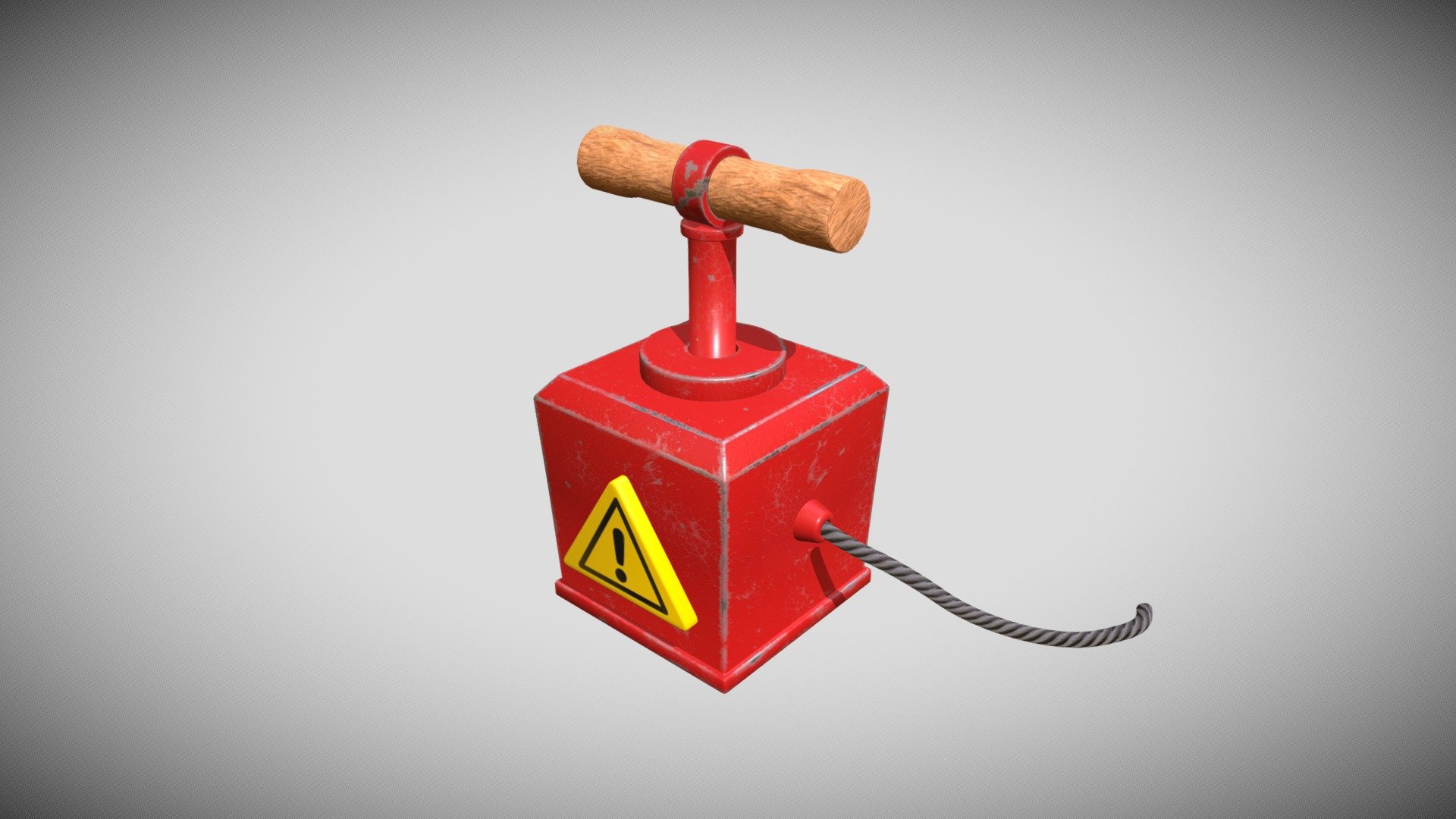 TNT Detonator Box - TNT Detonator Box - Buy Royalty Free 3D model by Manish Gautam (@grvgtm664) 3d model