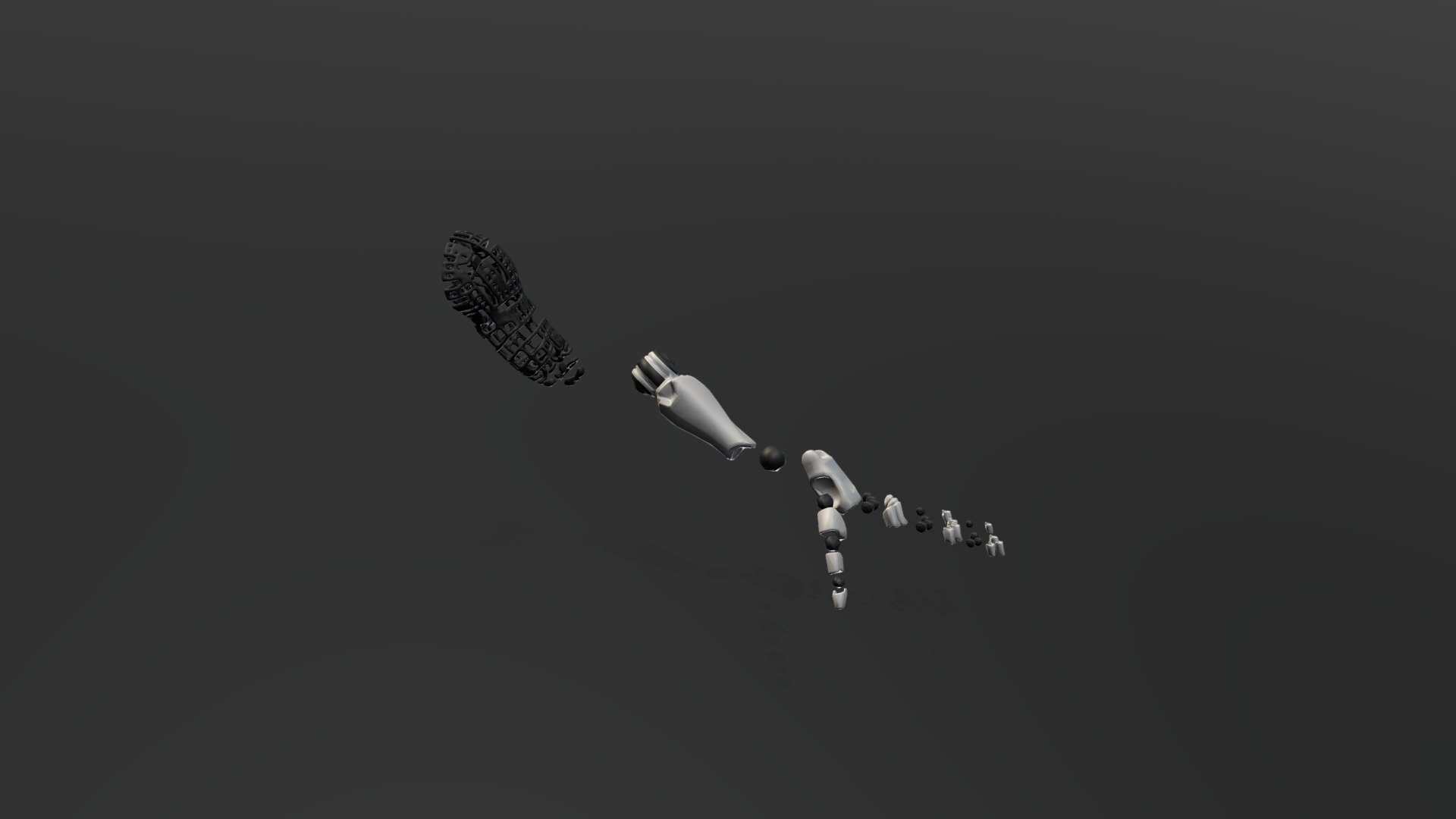 Explosionado prótesis - 3D model by bfazzolari 3d model