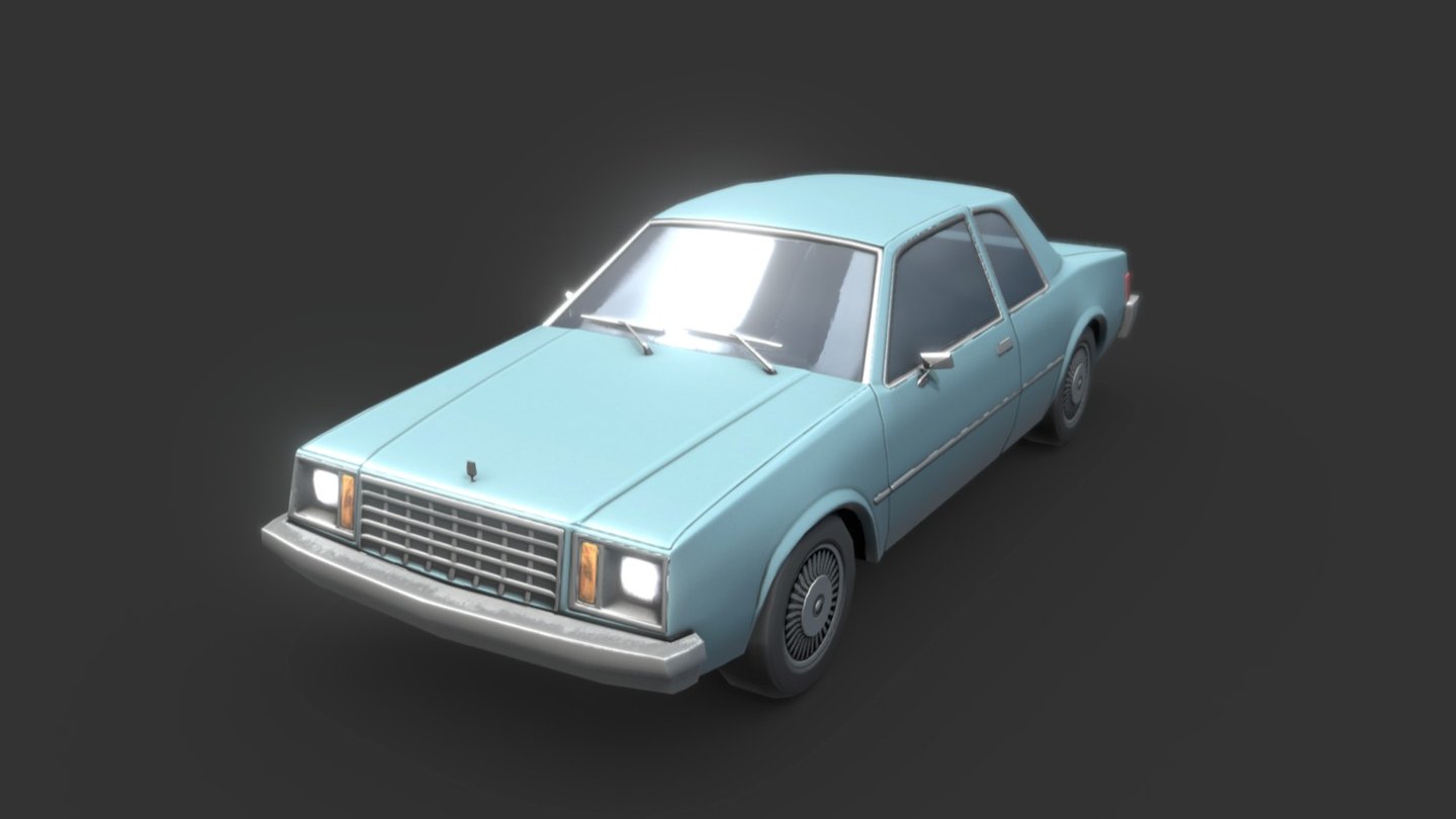 A somewhat unremarkable model of a somewhat unremarkable car from the early 80's. 

Made with Substance Painter and 3DSMax.

Includes UE4 Materials 3d model