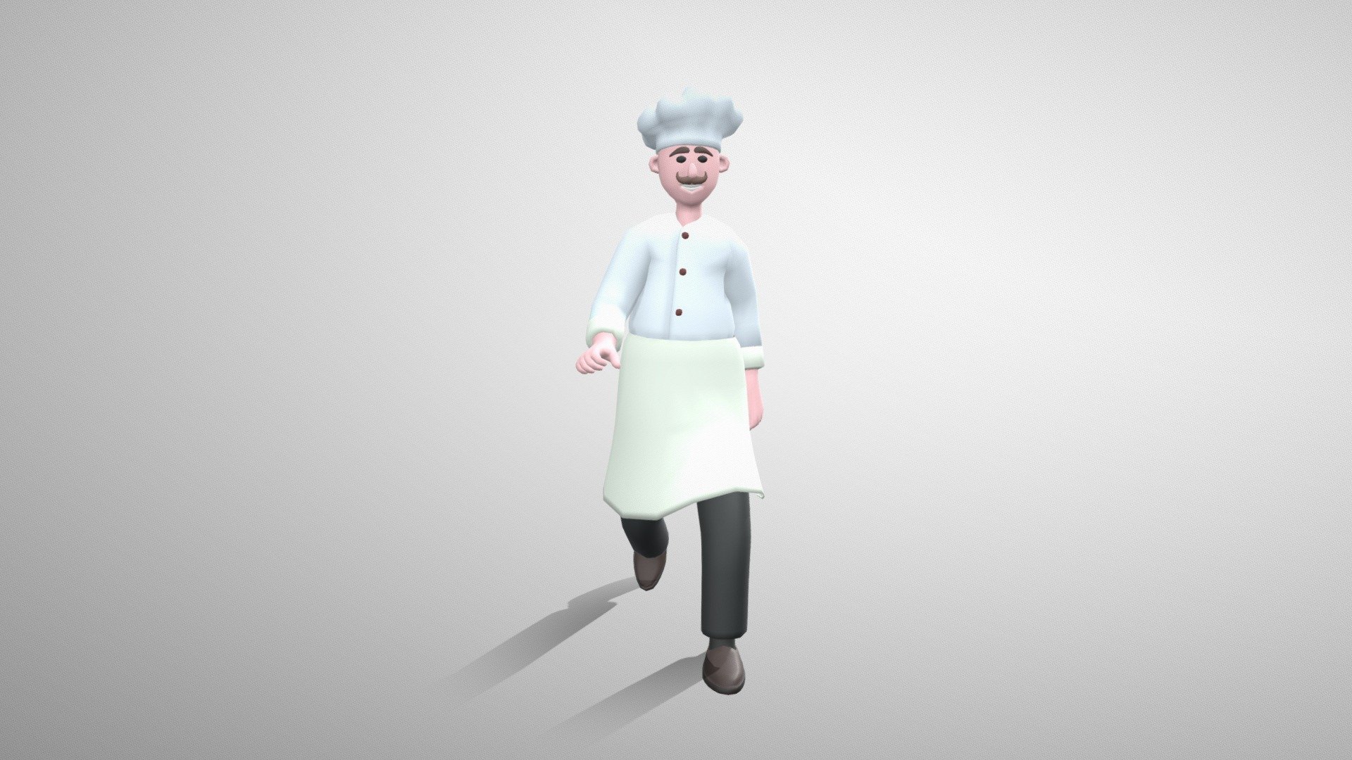Stylized Man Cook is the part of the big characters bundle. These stylized 3D characters might be useful for motion graphics design, cartoon production, game development, illustrations and many other industries.

The 3D model is rigged and ready to use with Mixamo. You can apply any Mixamo animation in one click . We also added 12 widely used animations.

The character model is well optimized and subdivision ready. You can choose any smoothing option you want, according to your project.

The model has only a single texture. It is useful for mobile game development and it's easy to change colors of clothes, skin etc.

If you have any questions or suggestions on improving our product, feel free to send a message to mail@dreamlab.net.ua - Stylized Man Cook - Mixamo Rigged Character - Buy Royalty Free 3D model by Dream Lab (@dreamlabanim) 3d model
