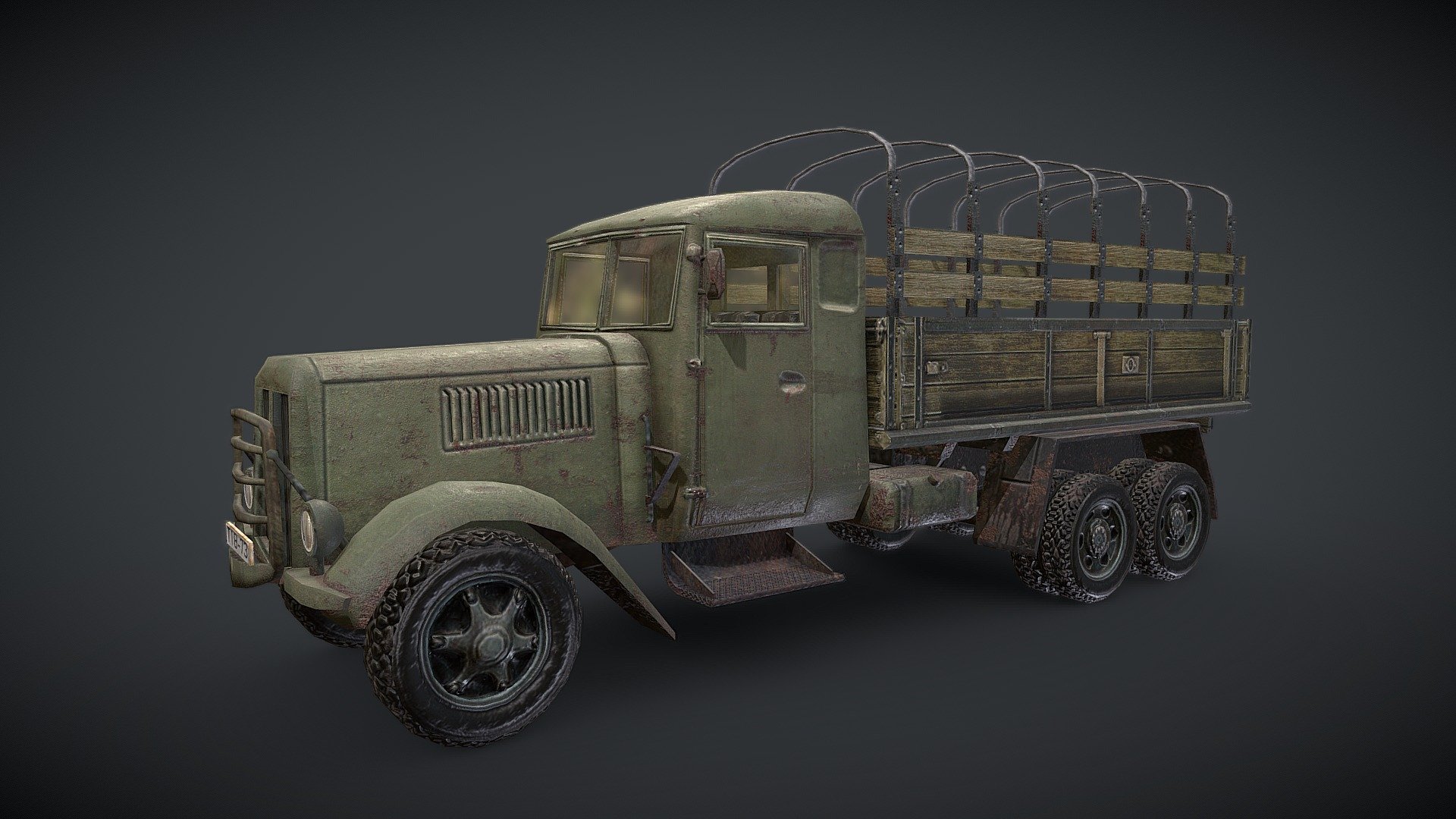 Army truck low poly 3D model for games or real-time applications.
2K PBR textures - Army Truck - Buy Royalty Free 3D model by Realtime (@gipapatank) 3d model