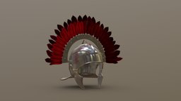 Centurio Helmet roman, feathers, centurio, helmet