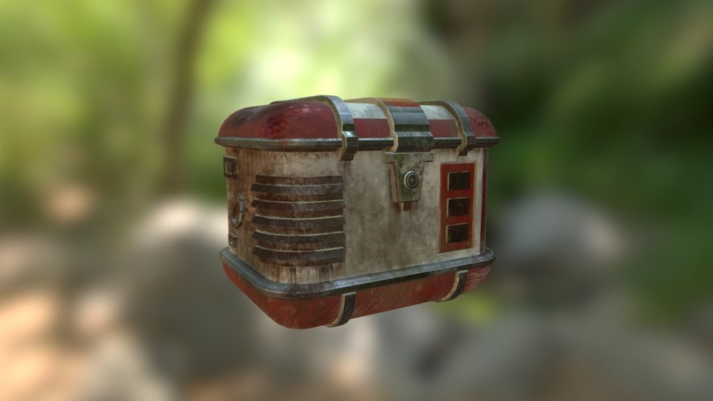 Fallout Chest - 3D model by aruff 3d model