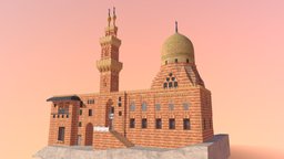 Qanibay El Ramah Mosque egypt, egyptian, arabic, mosque, 3d-building, egyptology, archaeology, eslamic, qani-bay, elramah