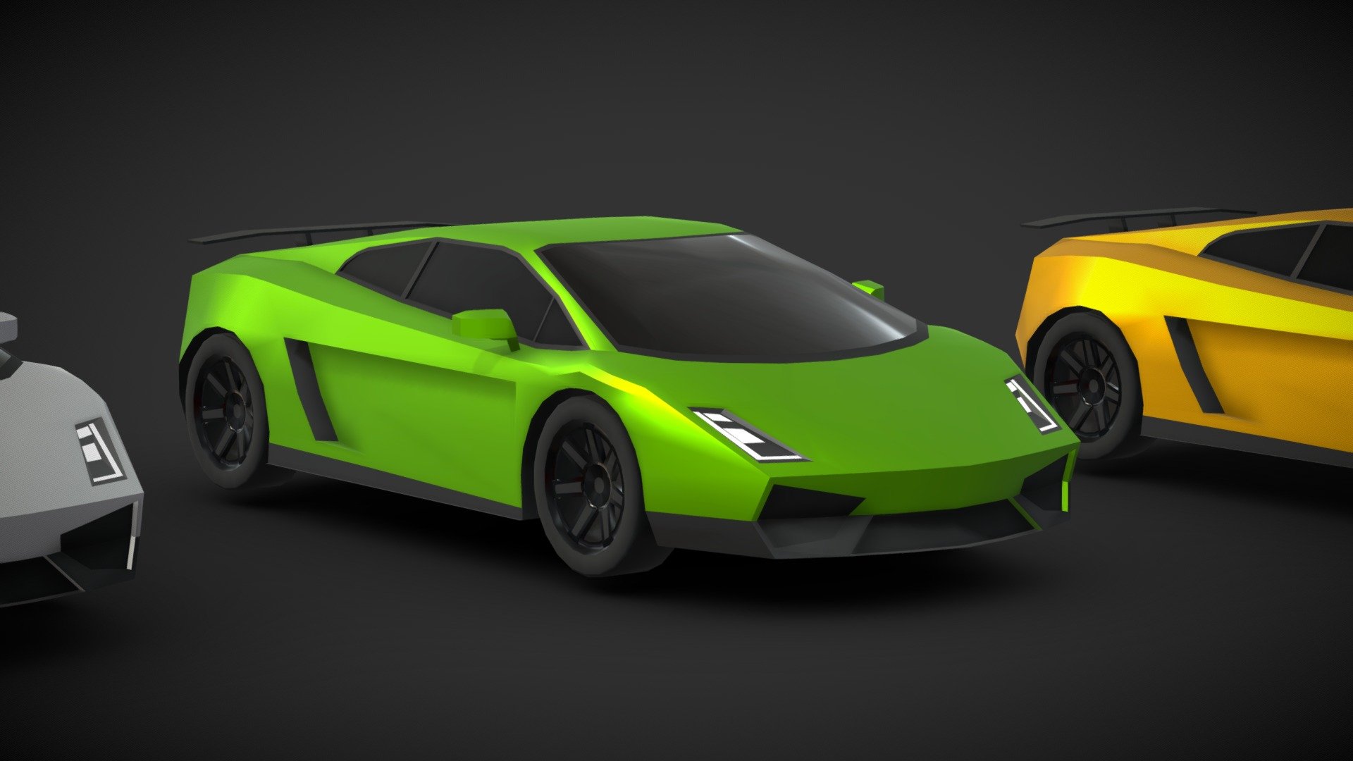 Sport Car Low Poly - Sport Car Low Poly - Download Free 3D model by Han66st 3d model