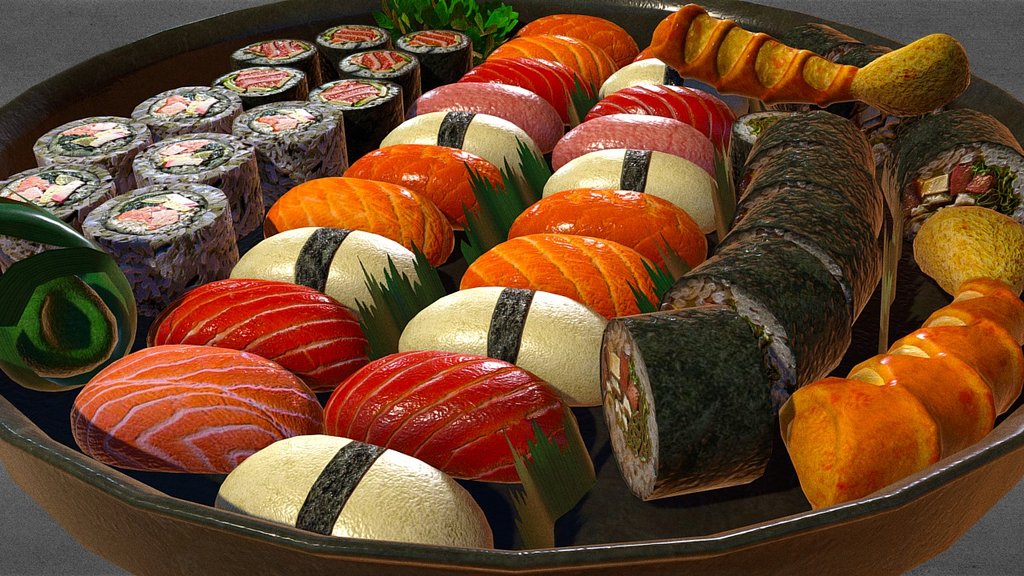 sushi

https://www.artstation.com/artwork/JOrNR - Sushi - 3D model by asern_afri 3d model