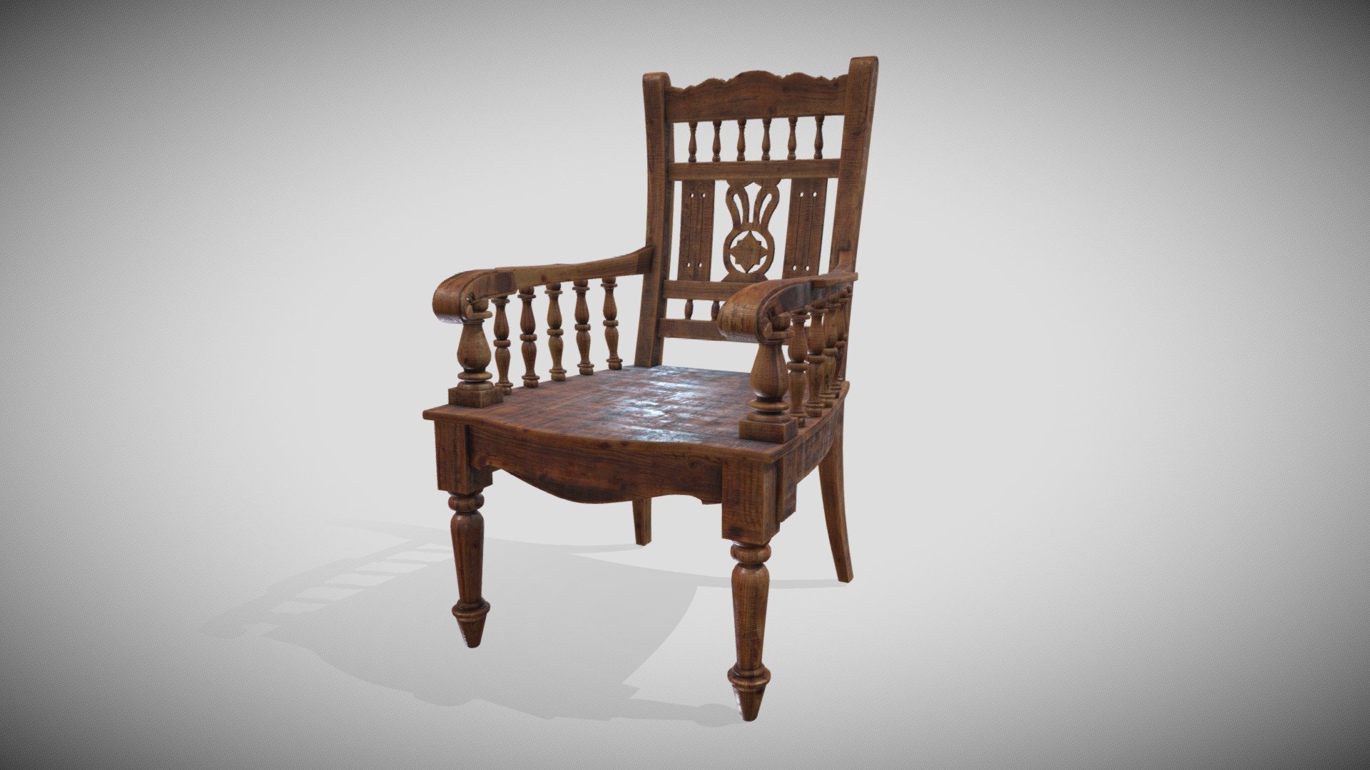 One Material PBR Metalness 4k - Chair - Stolpha - Buy Royalty Free 3D model by Francesco Coldesina (@topfrank2013) 3d model