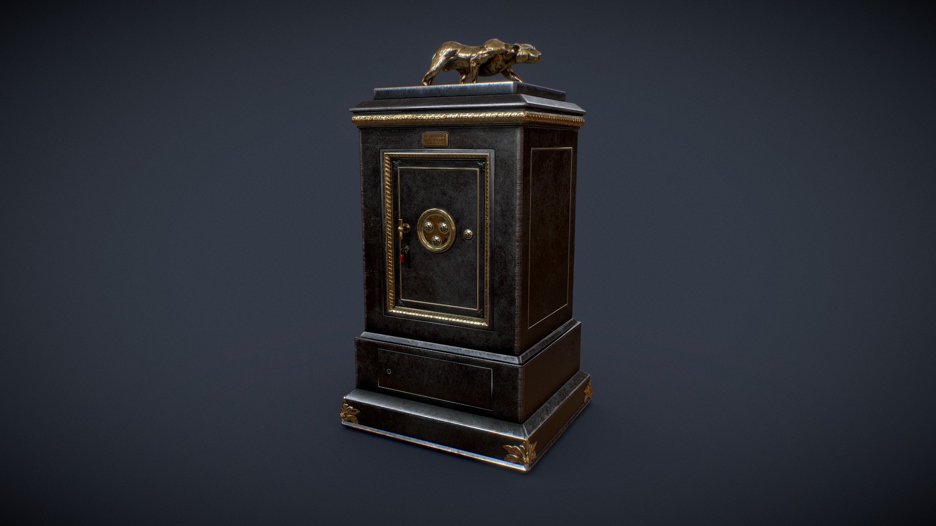 Hello all:) This is a new props for a victorian project, a safety chest to store some valuable things. Migth update a bit the top sculpture in the futur when I get some time, but still, ready to use!

Made with Maya, PS and Substance.

You will find in the package Scene file, FBX and 4k Textures.
If you have any customs need, please feel free to contact me 3d model