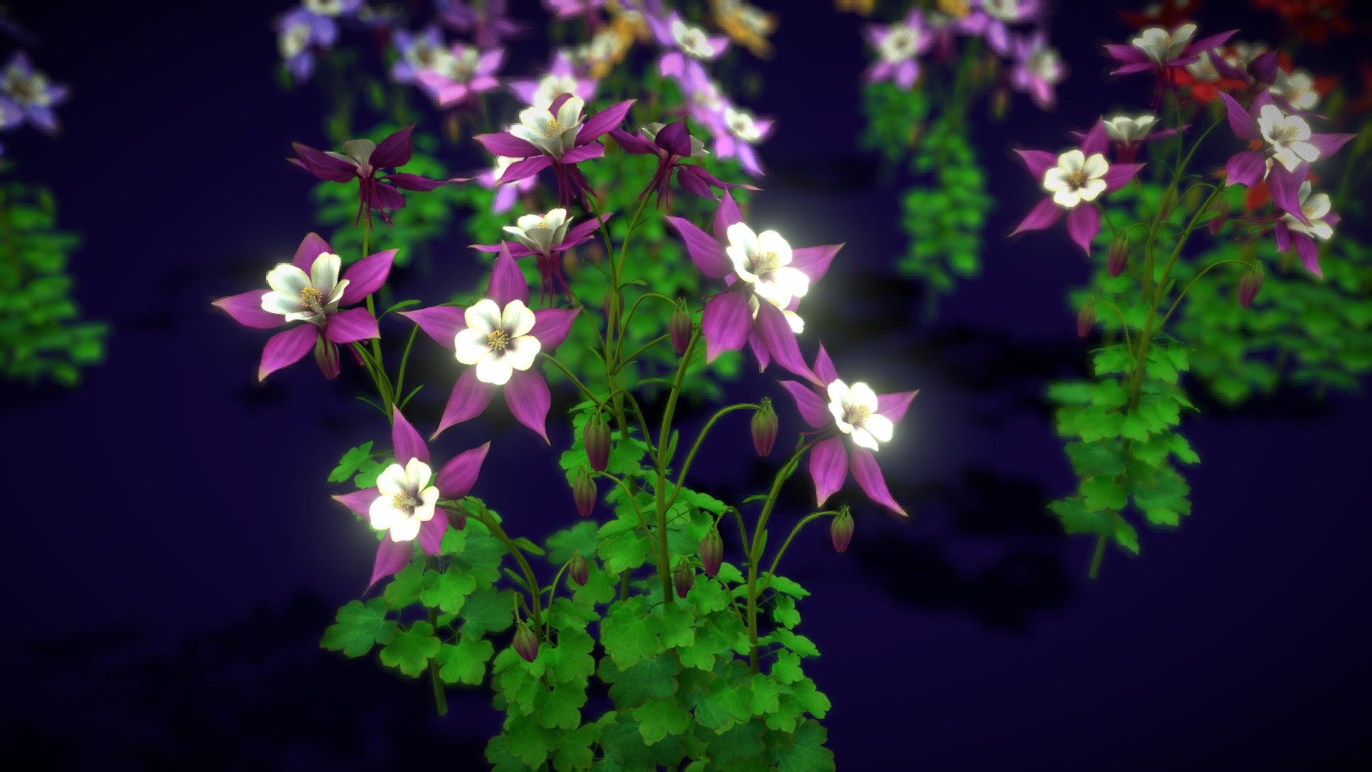HIGH QUALITY Flower optimized for Unity game engine!
Mobile Optimize Scene This is model 3D Flower Colorado Columbine in the Big Pack (Cartoon Flower Colections) with over 5 types color!
All objects are ready to use in your visualizations.
-1024x1024, texture maps
-Poly Count : Average 166017polys /294183 tris/150023 vert - Flower Colorado Columbine - Buy Royalty Free 3D model by vustudios 3d model