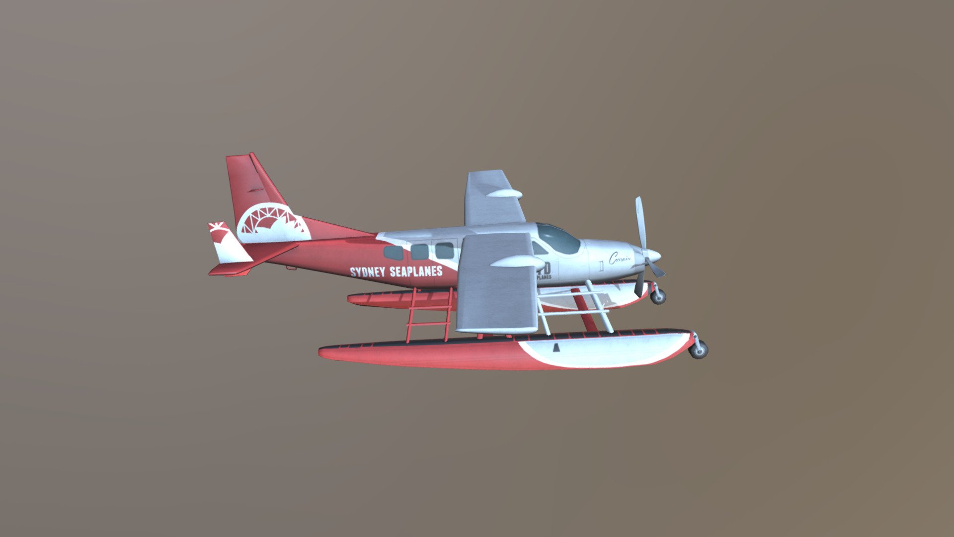 Seaplane - Download Free 3D model by 1to3fall5 3d model