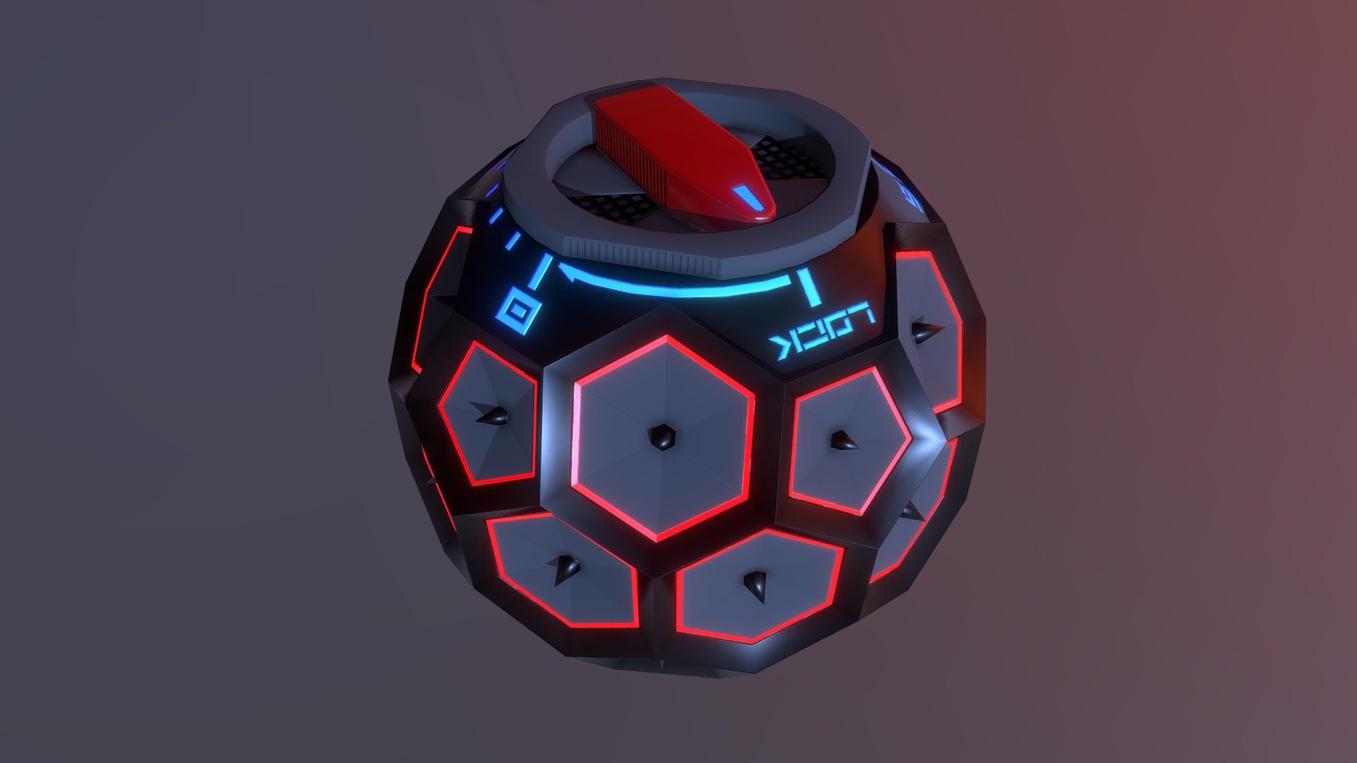 Pipeline:


Modeled in Blender
baked in Marmoset
and textured in Substance Painter

I couldn't decide what materials to throw, and in the end I made **super simple materials**.

P.S.

You can see a modified version of this grenade here - Sketchfab 3d model