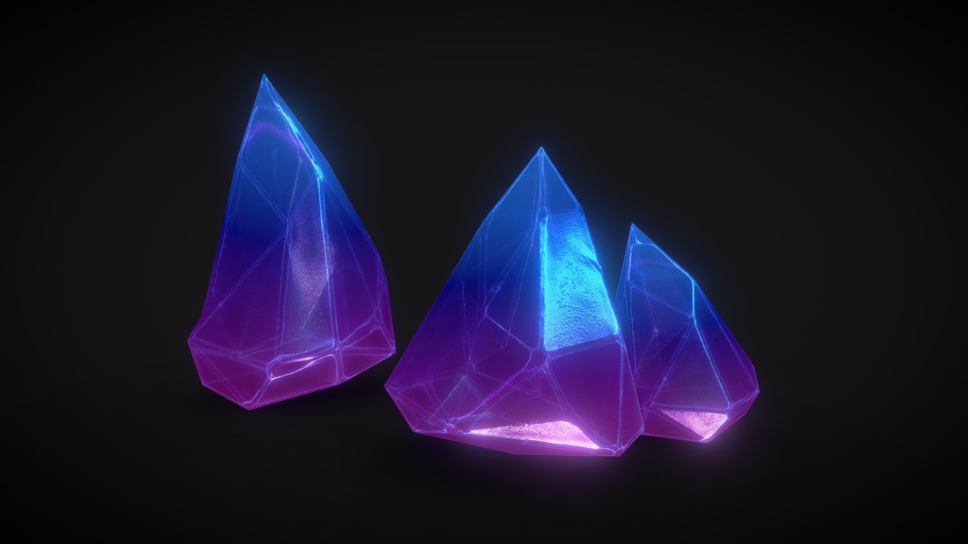 Crystal,game model - Crystal - Download Free 3D model by Jom (@jom239300891) 3d model