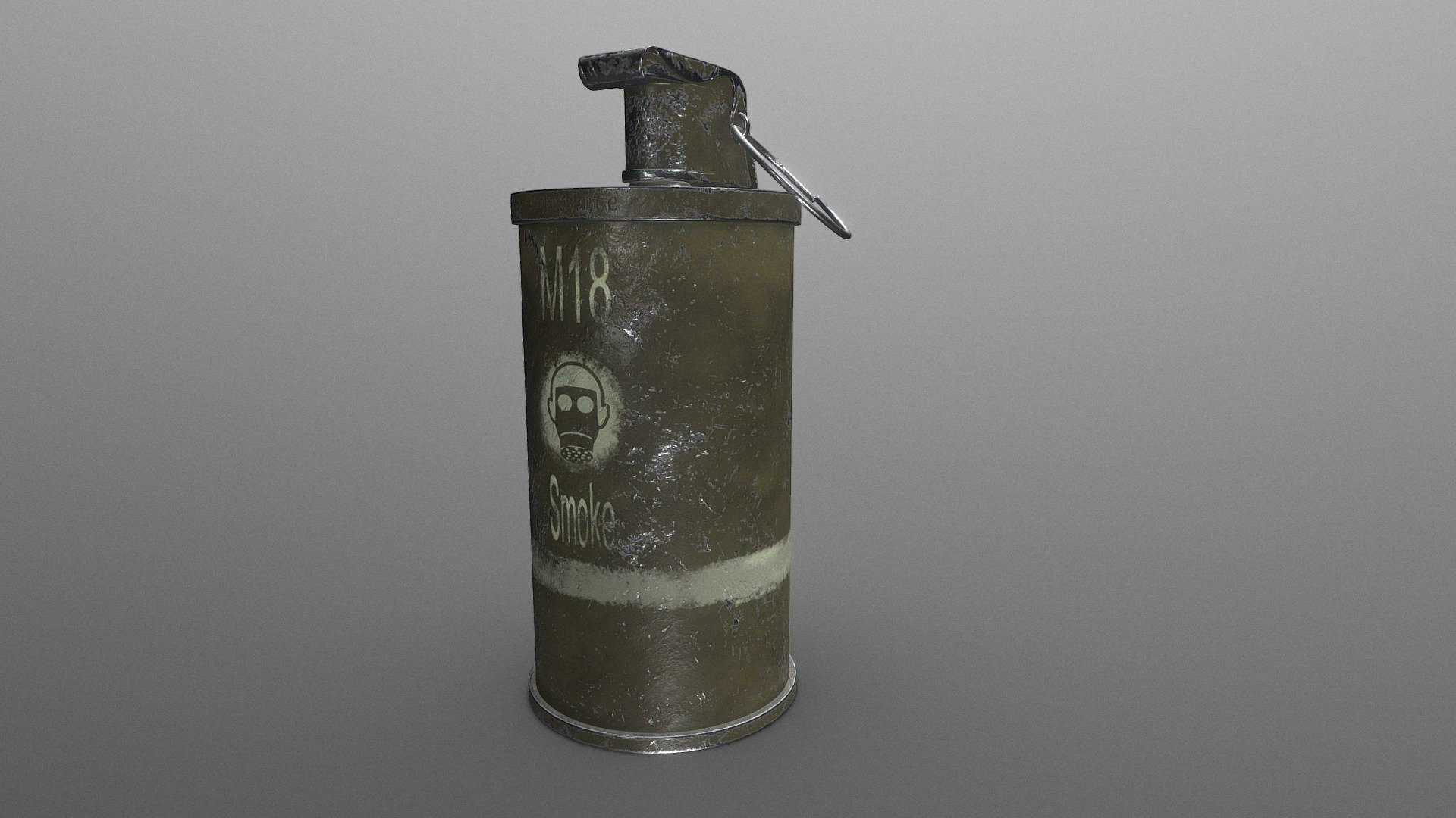 I have decided to create a Smoke Grenade based of a turotial by Mike Helmes, after I then textured the grenade using Substance Painter where all the textures are in 4k - Smoke Grenade - 3D model by Tomsearle16 3d model