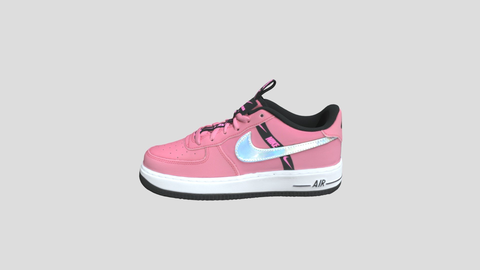 This model was created firstly by 3D scanning on retail version, and then being detail-improved manually, thus a 1:1 repulica of the original
PBR ready
Low-poly
4K texture
Welcome to check out other models we have to offer. And we do accept custom orders as well :) - Nike Air Force 1 LV8 (GS) 粉黑白_CT4683-600 - Buy Royalty Free 3D model by TRARGUS 3d model