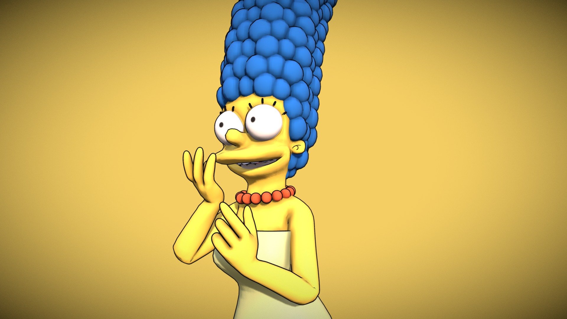 This is Marge Simpson from the Simpsons! https://theacee.com/product/marge-simpson/ - Marge Simpson - Download Free 3D model by Placidone 3d model