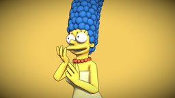 Marge Simpson marge, simpson, thesimpsons, margesimpson, chestylarue, blender