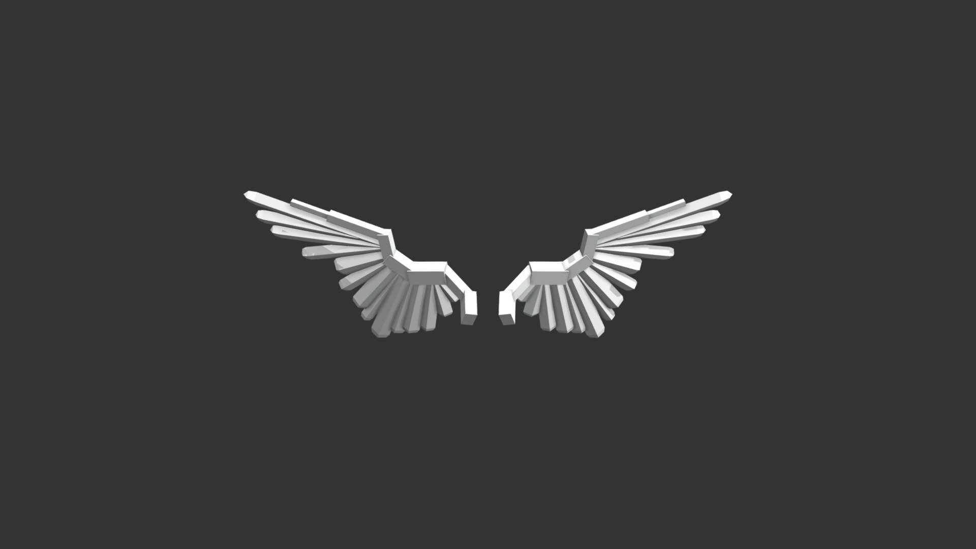 Angel Wings - Download Free 3D model by fantasticfrontier 3d model