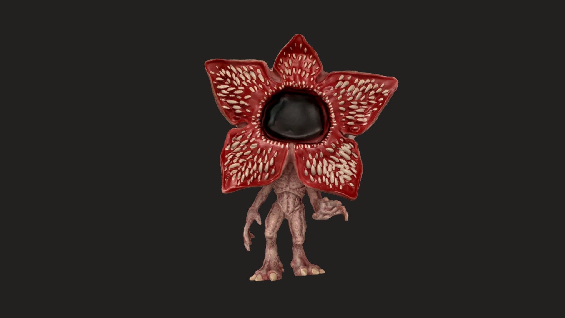 3D scan of a demogorgon figurine by Pop Toys. (110+ Images, Photo Mode)

Created with Polycam - Day 249: Demogorgon Figurine - Buy Royalty Free 3D model by uttamg911 3d model
