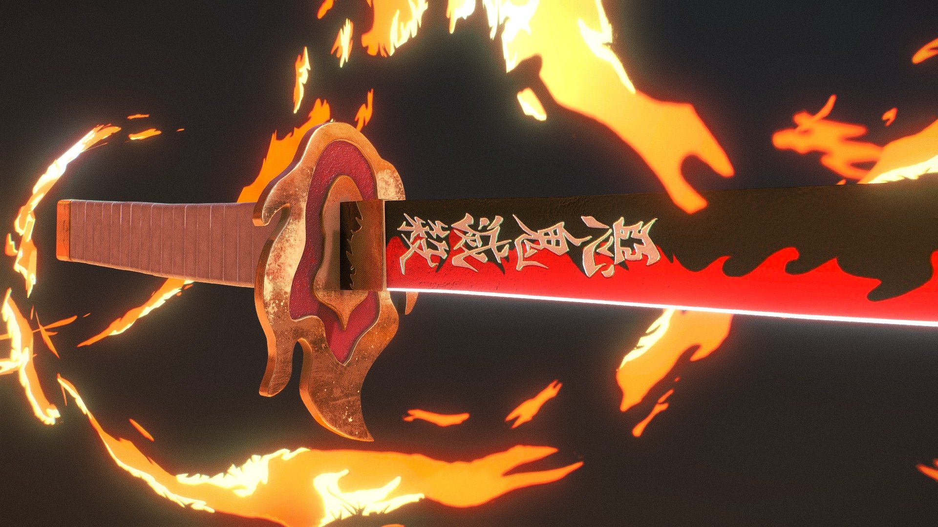 There is Rengoku kyôjurô's Katana 🔥
I made it after seing the fabulous movie Demon Slayer - Kimetsu no Yaiba -Mugen Train.
I can only recommend you to go and see this film in the cinema !
Hope you will like it 😀
File : .ma .fbx .obj .stl and textures
Artstation project : https://www.artstation.com/artwork/Xnoz5a




 - Demon Slayer - Rengoku kyôjurô's Katana - Buy Royalty Free 3D model by Mickael_SASMAZ (@mickael.sasmaz) 3d model