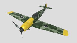World War II fighter Bf-109 world, fighter, bf, ii, 109, bf-109, war, createdwithai