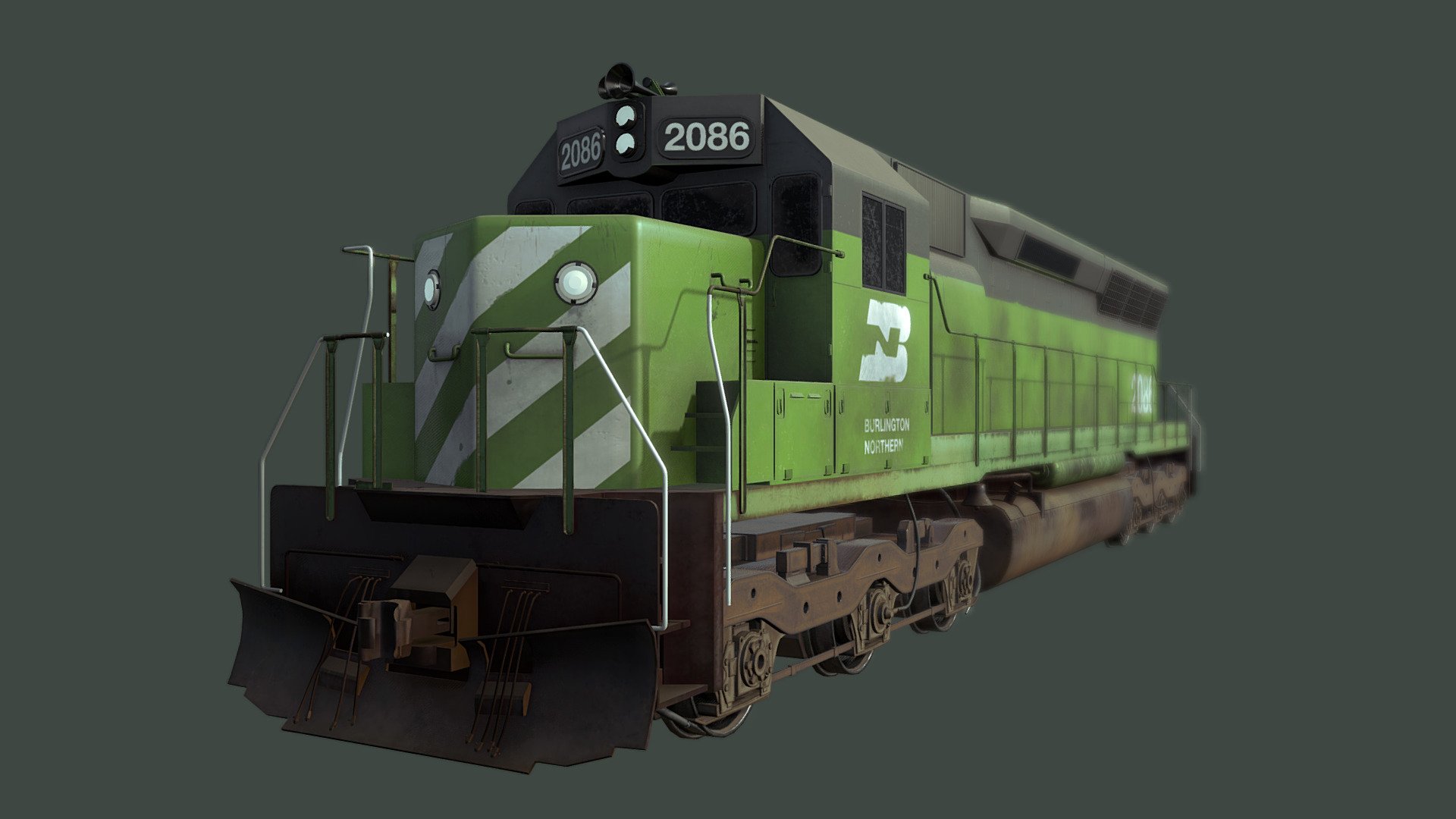 It's a train, that is an SD45 - SD45 1a1 Train - 3D model by LouieChapm 3d model