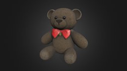 Teddy Bear teddy, toy, toys, gameprop, teddybear, teddy-bear, 3dasset, 3dprop, teddybear-stuffed-toy, modeling, 3d, gameasset, 3dmodel
