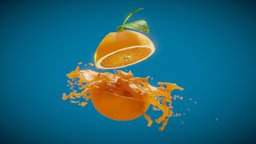 Orange Juice V3 drink, food, fruit, orange, splash, juice, advertising