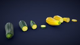 Stylized Zucchini green, plant, food, cute, garden, realtime, pack, vr, cut, supermarket, yellow, cooking, cucumber, gardens, vegetable, vegetables, squash, foods, unrealengine, grocery, groceries, zucchini, zucchine, courgette, gardening, marrow, slice, vegetable-garden, metaverse, food-and-drink, cucumbers, grocerystore, cartoon, asset, pbr, lowpoly, gameasset, grocery-store, zuchini, "noai", "zucchini3dmodel", "zucchinis"
