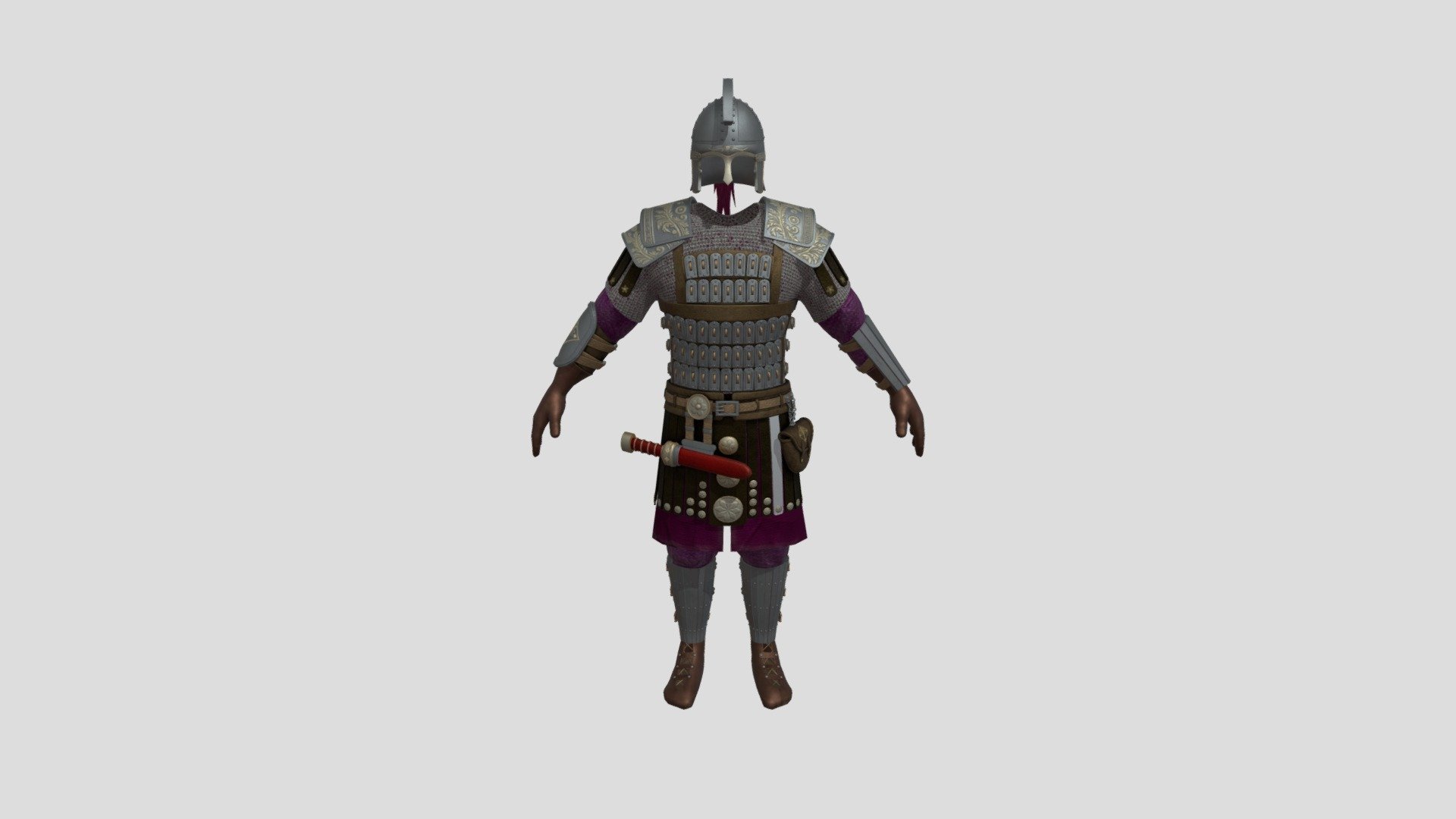 My representation of what a warrior/ guard of Dorwinion realm in Tolkien's world will be.

i took mainly my inspiration from byzantine armor - ArmorVineKeeper - 3D model by Elator (@elatorulian) 3d model