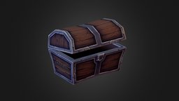 Legends Trunk chest, trunk, lowpoly, pirate, stylized, fantasy