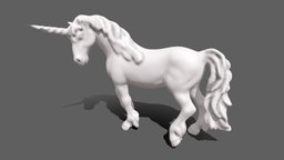 Unicorn unicorn, horn, horse, decoration, street, fantasy, sculpture, magic