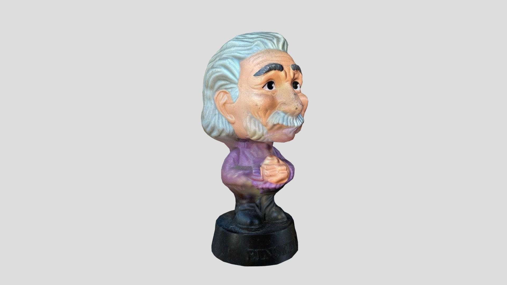 McDonald happy meal figure of Einsten - Albert Einstein - Buy Royalty Free 3D model by italianimator 3d model
