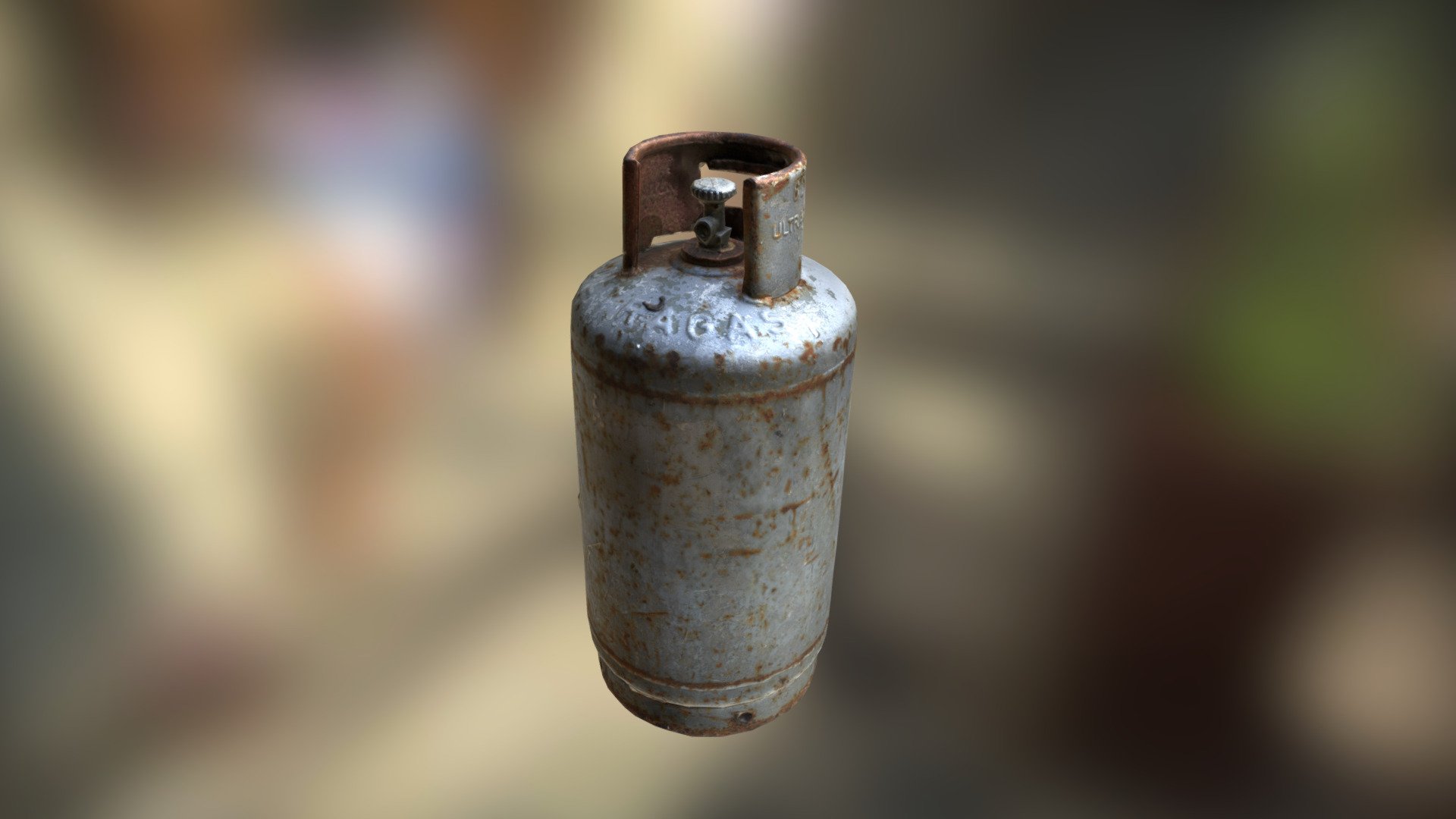 Gas Cylinder/Bottle photoscanned model. 360 Degrees, decimated, cleaned, UV'ed &amp; PBR Textured.
Texture Set


2048x2048 / PNG
Albedo (Diffuse) / Roughness / Metallic / Normal / Ambient Occlusion

Vertex Count


1.2k Vertices 

Additional information


Real World Scale
Z up
Free of all legal issues as all branding and labels are adjusted.

Additional files


None

If you need any support, assistance or feedback, you can comment below or mail me and I will respond as quickly as possible.
High Poly Scan and Texture available upon request. 

Check out my other models and photoscans by following the links below.

Contact: hello@notoir.xyz 

More: https://notoir.xyz/featured-links/

Follow me on:
Instagram
Twitter
Artstation - Gas Cylinder, Bottle / Photoscan / Low Poly PBR - Buy Royalty Free 3D model by NOTOIR.XYZ (@Notoir) 3d model