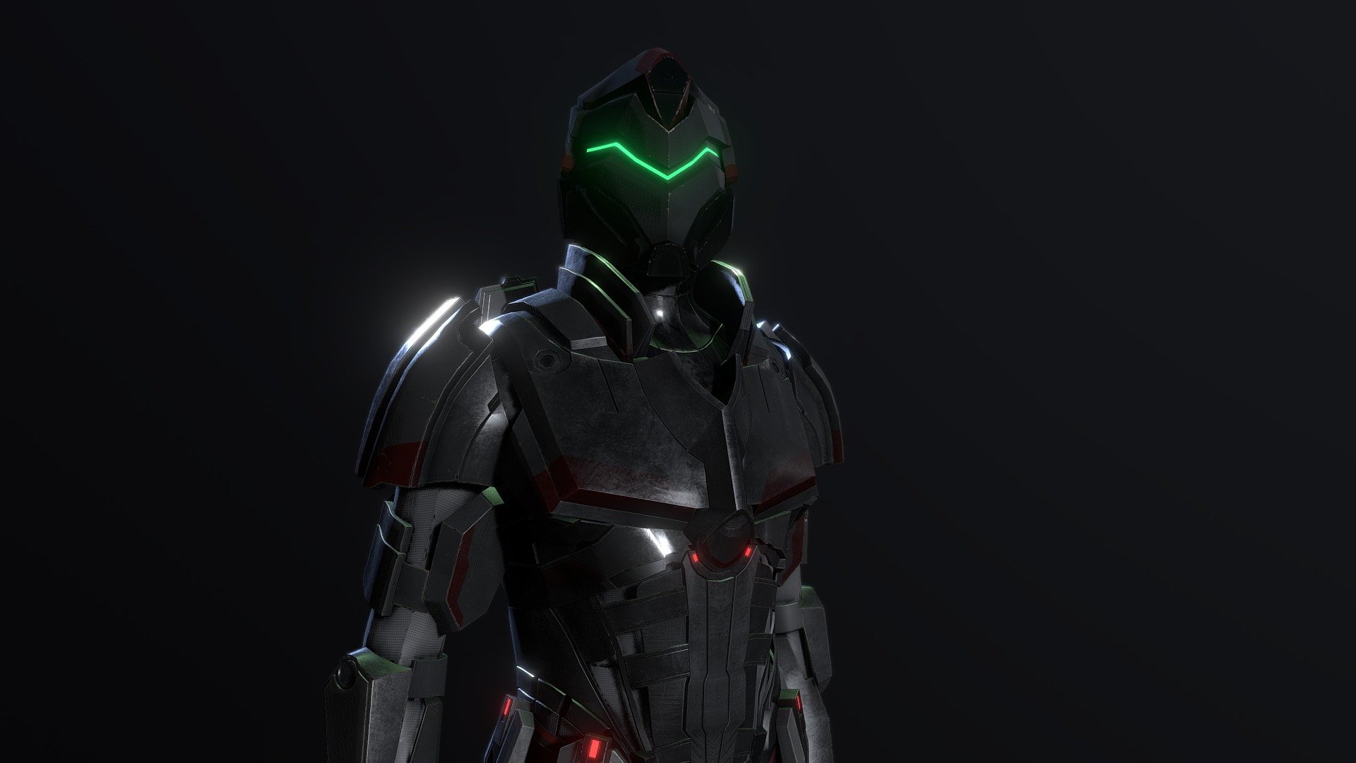 Mass Effect Armor - 3D model by EgirX 3d model