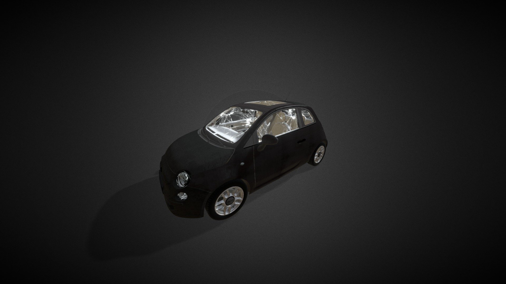 Fiat 500 - Download Free 3D model by Greenbird3d (@baazaouijasser5) 3d model