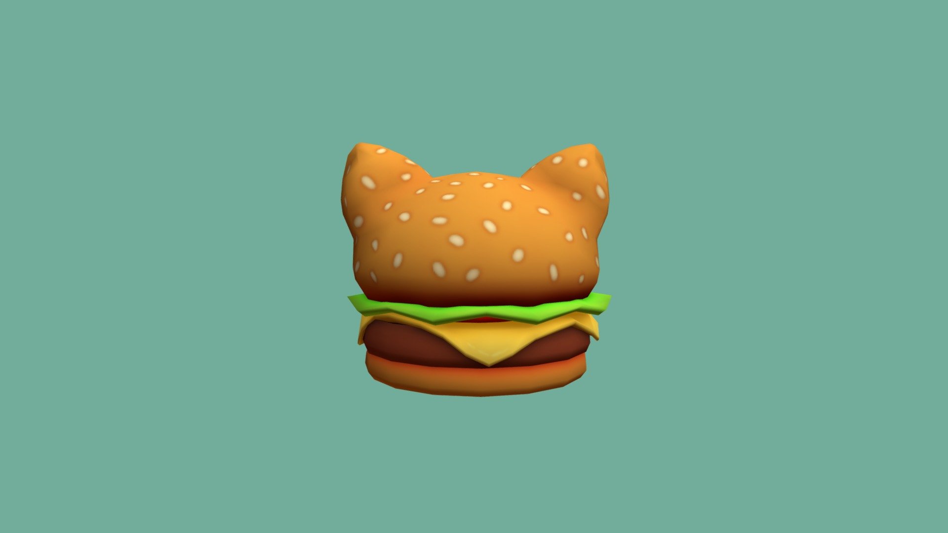 I've been playing a hat in time a lot lately and i rlly wanted to make a model of the cat burger u can buy in nyakuza metro - Cat Burger - Download Free 3D model by Rika Creature (@rikacreature) 3d model