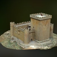 Castle Villalonso (Zamora, Spain) spain, castle, drone, medieval, zamora, stronghold, villalonso, photogrammetry, lowpoly