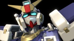 G1 Exceed Gundam mech, mecha, mobilesuit, turinu, sketchup, gundam, robot