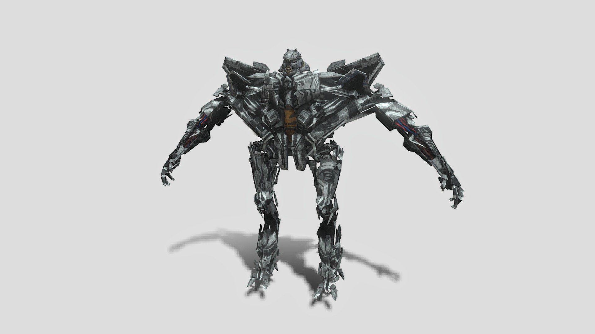 The Starscream 3d model done in blender! 
The best part is , it is rigged 

Hope you like it - Starscream - Download Free 3D model by Jit Debnath (@jitdebnath2442) 3d model