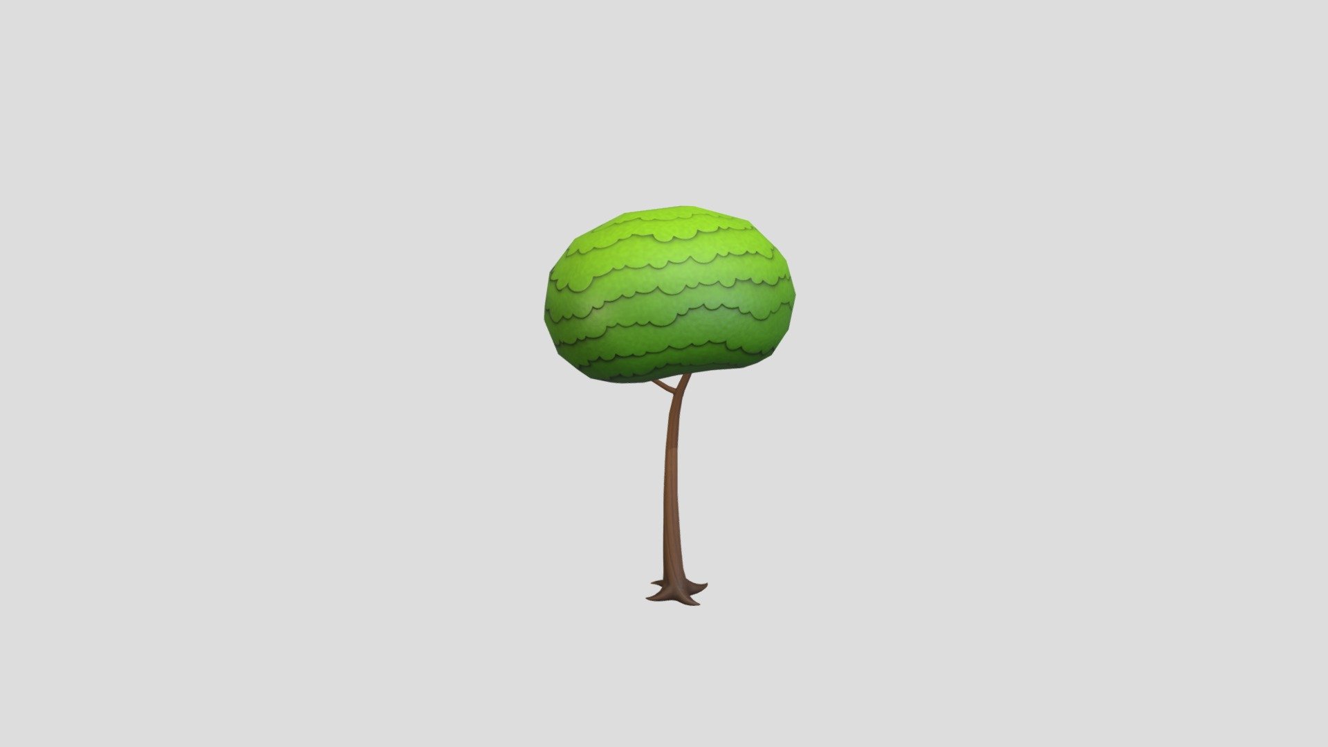 Cartoon Tree 3d model.      
    


File Format      
 
- 3ds max 2021  
 
- FBX  
 
- OBJ  
    


Clean topology    

No Rig                          

Non-overlapping unwrapped UVs        
 


PNG texture               

2048x2048                


- Base Color                        

- Normal                            

- Roughness                         



476 polygons                          

483 vertexs                          
 - Cartoon Tree 006 - Buy Royalty Free 3D model by bariacg 3d model