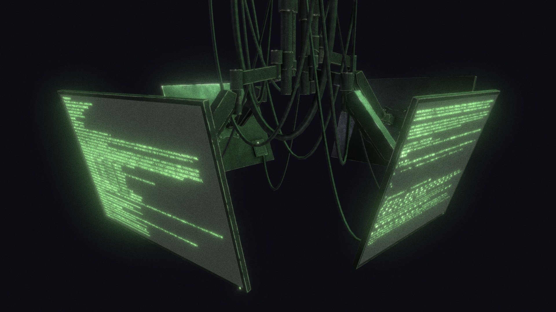 Game ready 3d model for Cyberpunk and Sci-fi scenes, with 2K PBR textures. 
Purchase: https://www.artstation.com/a/18470469 - Cyberpunk Screens - 3D model by Crazy_8 (@korboleevd) 3d model