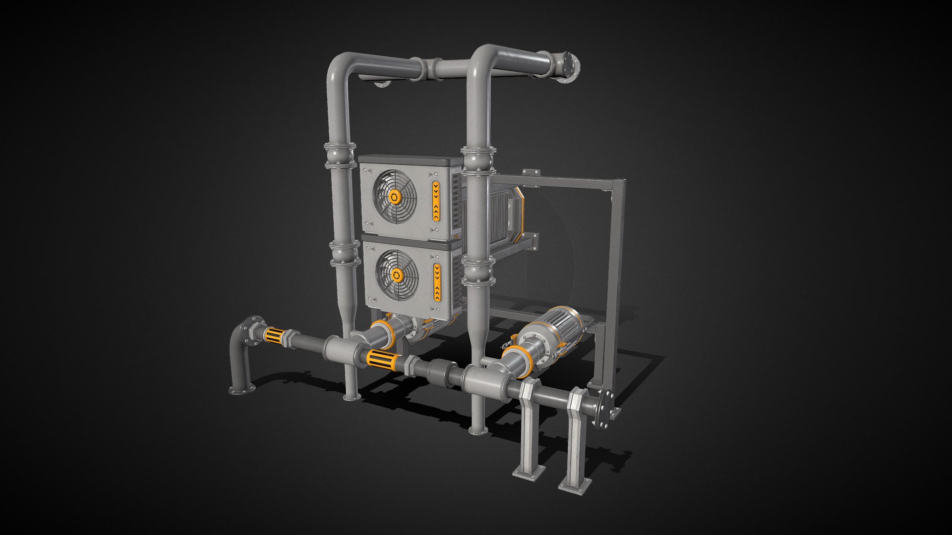 Get pack (Industrial Units 9-20 pieces) - https://www.artstation.com/a/22873098

20 high poly and middle poly textured industrial units

If You want to texture yourself , only in Substance Painter indicate Baking/Use Low Poly Mesh as High Poly Mesh.




clean and close meshes (97% quad poly)

PBR textured (8K) - Base Color, Metallic, Roughness, Normal/DirectX , Ambient Occlusion

UV mapped

NO subdiv

include max(2020), blend(3.3) , fbx and obj files

total poly - 1137055

total vert - 1056348
 - Industrial Units _9_15 - 3D model by 3d.armzep 3d model