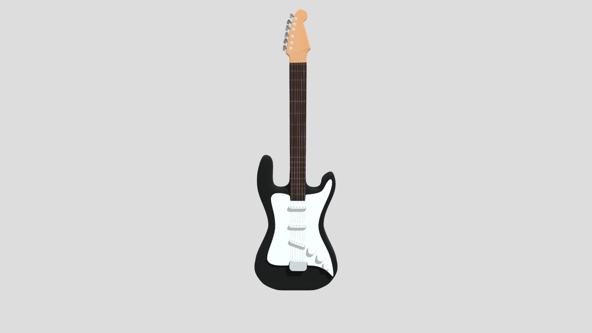 Fender Electric Guitar - Guitar - 3D model by winomickey 3d model
