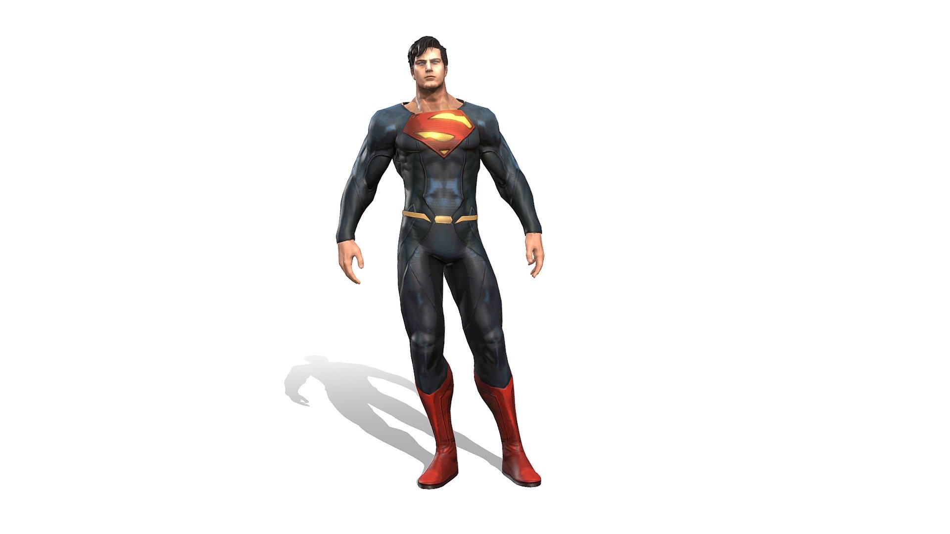 Superman - Dwarf Idle - Superman - Dwarf Idle - 3D model by getcher123 3d model