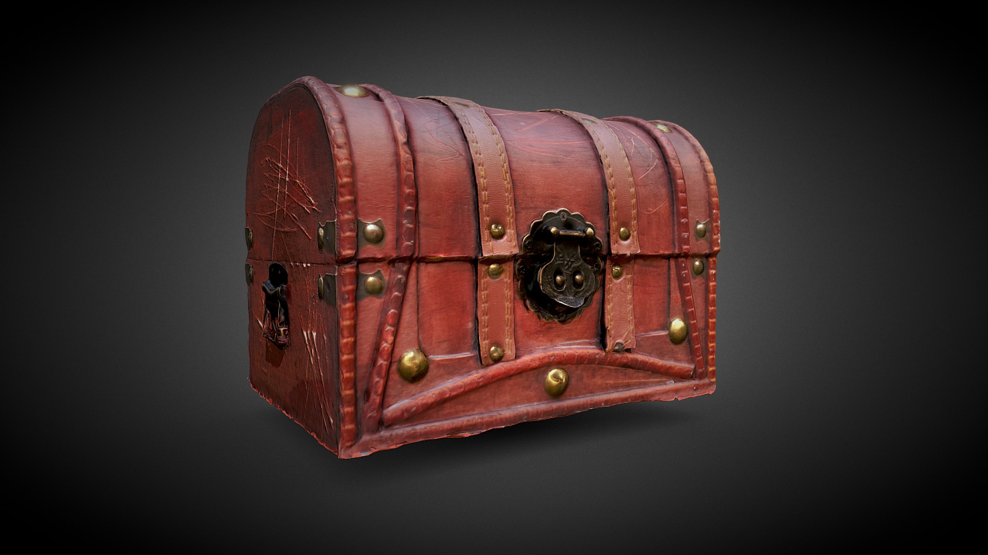 DSLR scan of an old wooden chest with metal and leather parts.
Shot with sony a300

Low Poly model with 4K textures - Wooden Chest - Buy Royalty Free 3D model by 3DSCANFR (sdrn) (@3DSCANFR) 3d model