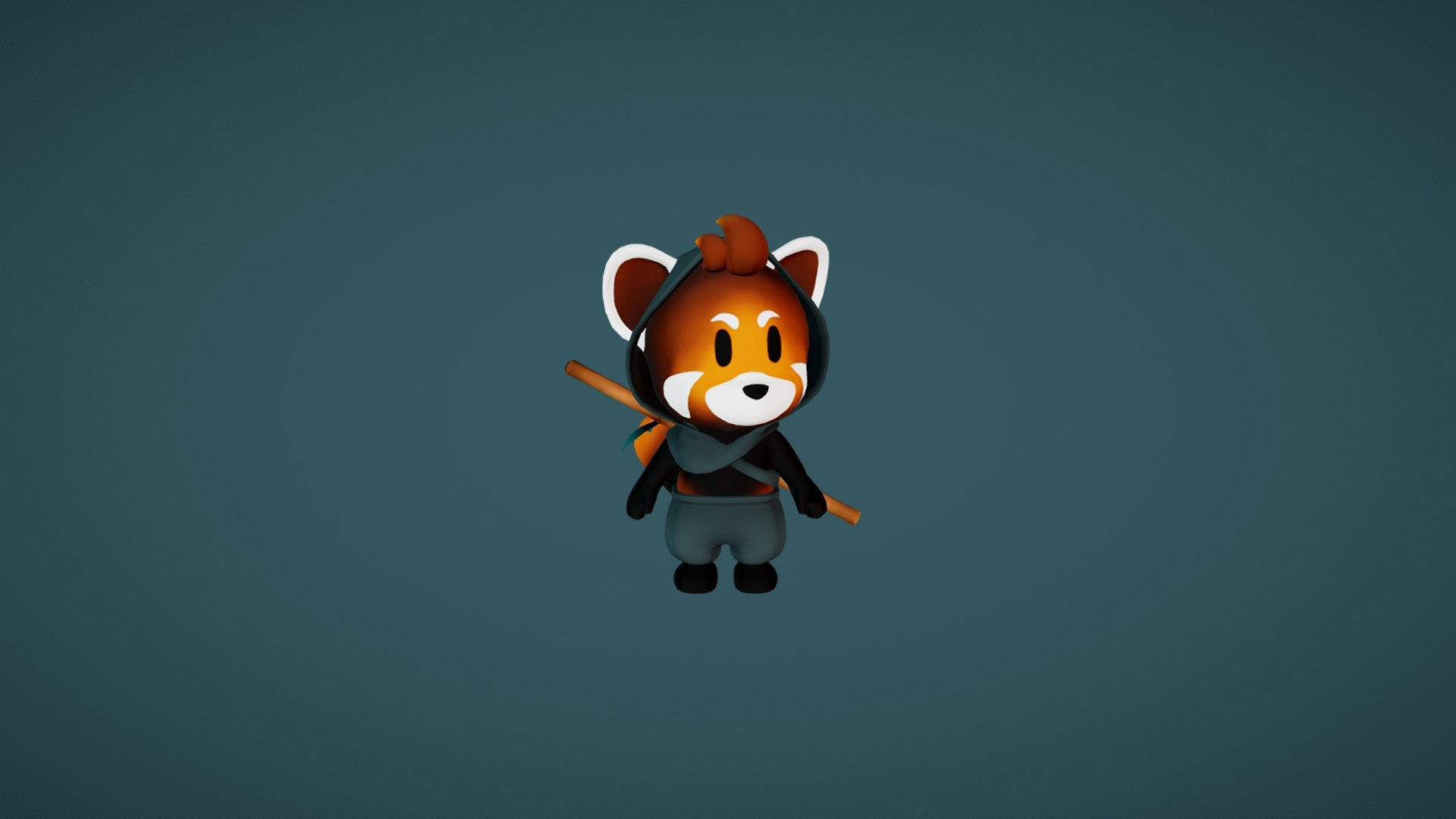 Red Panda - 3D model by AlinaMracek 3d model